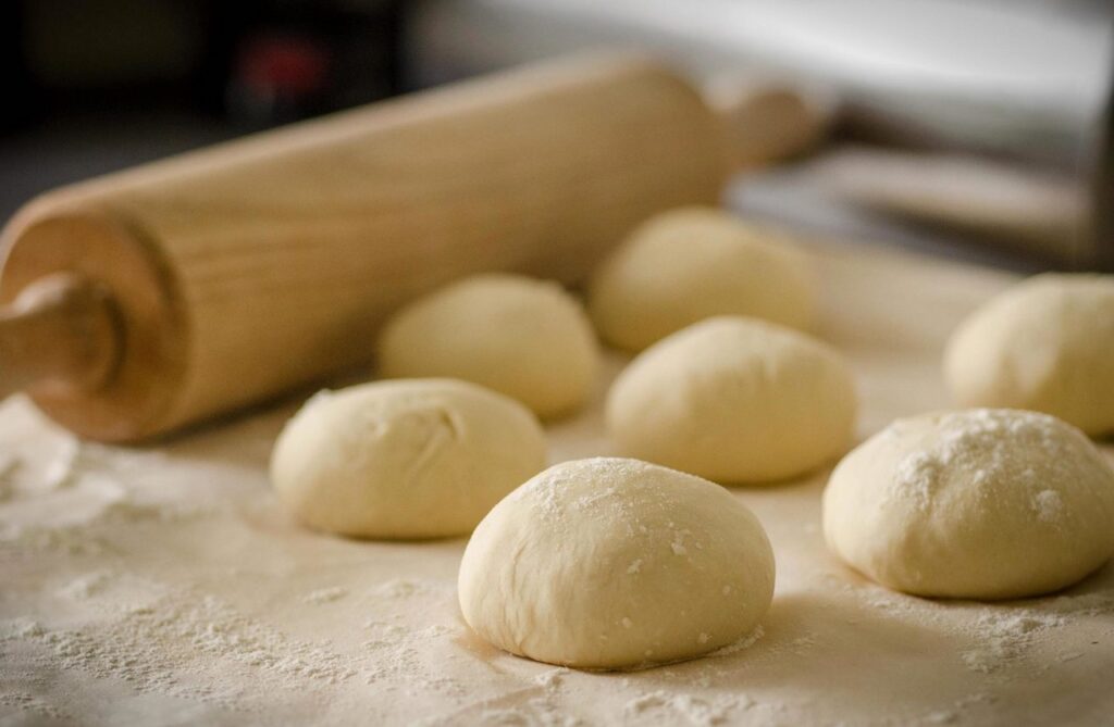 panini da hamburger in lievitazione