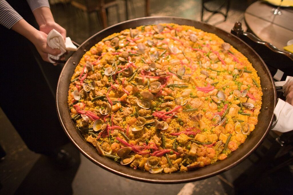 Padella per Paella in alluminio antiaderente