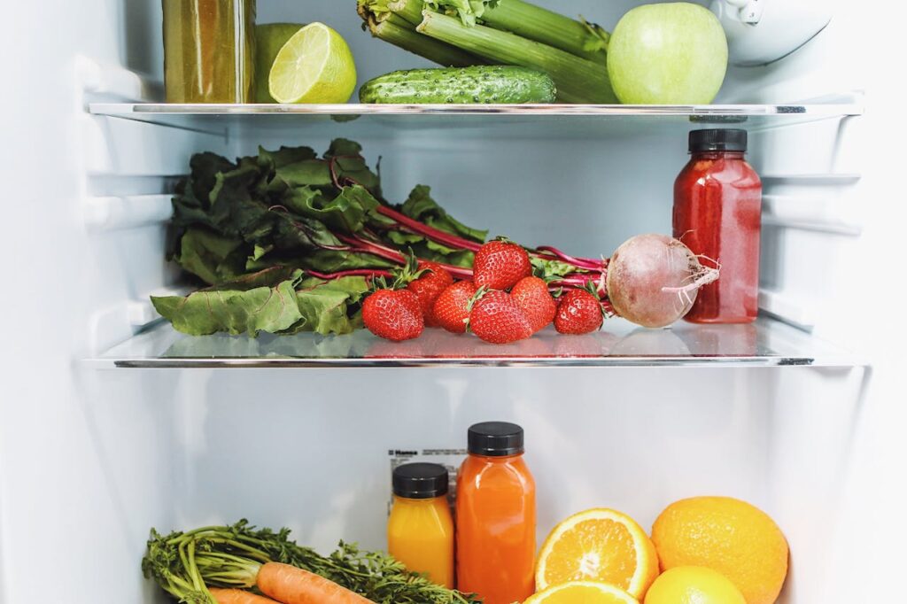 celle frigo frutta verdura caldo