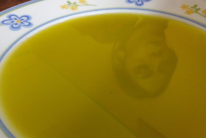 olio extravergine oliva pelle